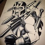 Killer Magneto illustration before color application Artwork by David Tevenal on Instagram #DavidTevenal #flash #illustration #inkwork #artist #magneto #xmen #comic #graphic
