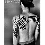 Awesome geometric black tattoos by Ben Volt. #benvolt #geometric #black #tattoo