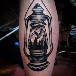 Lantern Tattoo by Jaffa Wane #lantern #lanterntattoo #blackwork #blackworktattoo #blackworkartist #darkart #JaffaWane