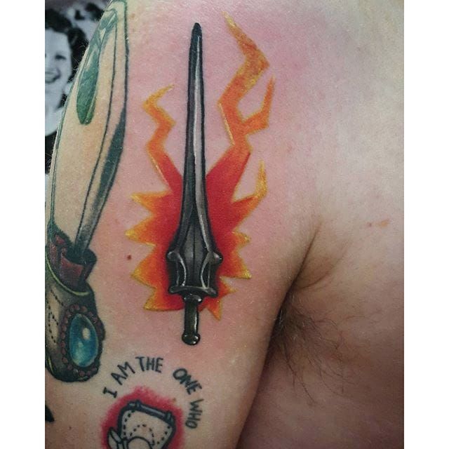 He man sword tattoo