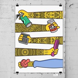 The Simpsons inspired by tattoos #TomGilmour #art #thesimpsons #tattooinspiration