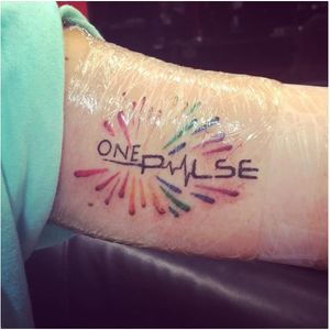 One pulse Tattoo #pulse #tributetattoo