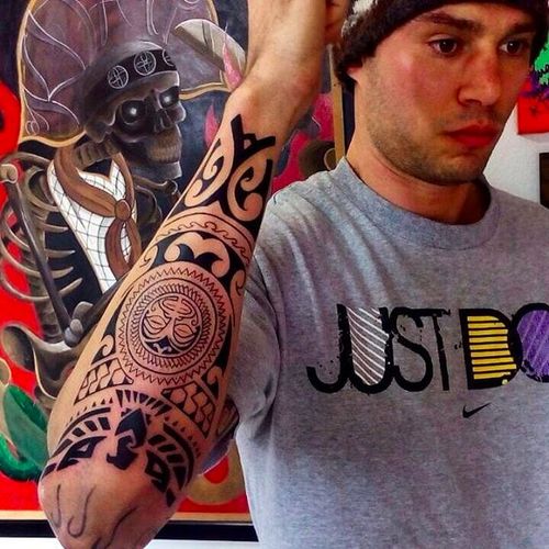Maori por KD Art! #KDART #Tatuadoresbrasileiros #tattoobr #SãoCetano #Maori #tribal