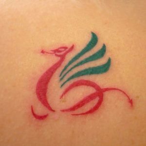 Redesigned Welsh Dragon Tattoo #Euro2016 #euro16 #wales #walesfootball