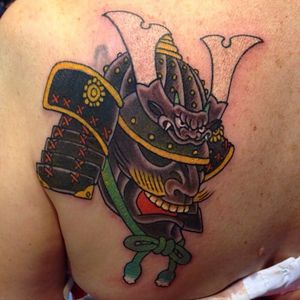 Kabuto Tattoo by @yushi_horikichi #Kabuto #KabutoTattoo #SamuraiTattoo #SamuraiHelmet #JapaneseTattoo #YushiHorikichi