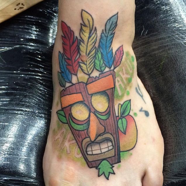 Tiki  Crash bandicoot tattoo, Crash bandicoot, Bandicoot