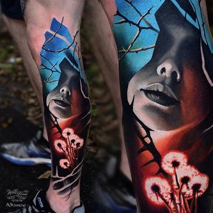 Tatuaje de bosque por Alex Pancho #bosque #realismo #colorrealismo #tatuaje realista #realismoabstracto #tatuajes realistas #AlexPancho