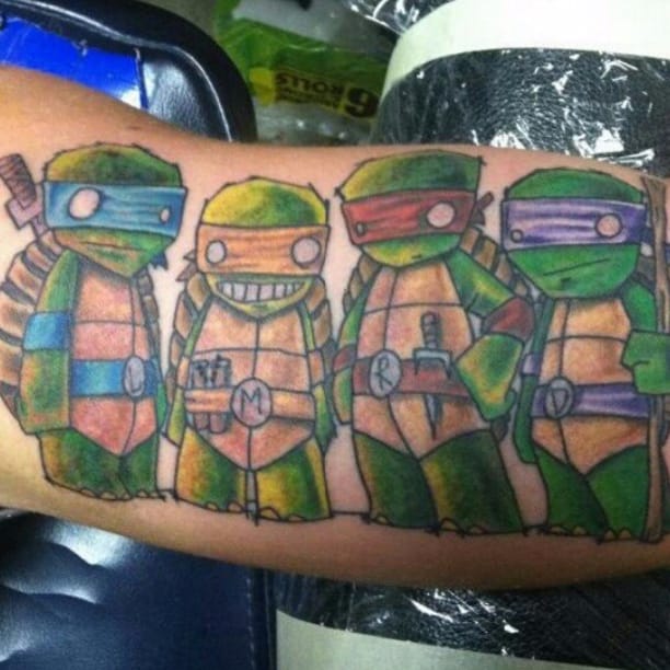 Don #tartarugasninjas #donatello #tattoo #cartoon #audio