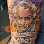 Vincent Price Tattoo by Tony Powers #VincentPrice #VincentPriceTattoos #ActorTattoos #HollywoodTattoos #ClassicActor #TonyPowers #actorportrait #hollywood #portrait