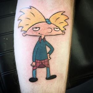Hey, Arnold! Tattoos of Everyone's Favorite Football Head #HeyArnold #Nickelodeon #Cartoon #Nicktoon