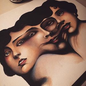 Warped via instagram pain1666 #flashart #1920s #woman #surrealism #portrait #flashfriday #artshare #diegodelfino