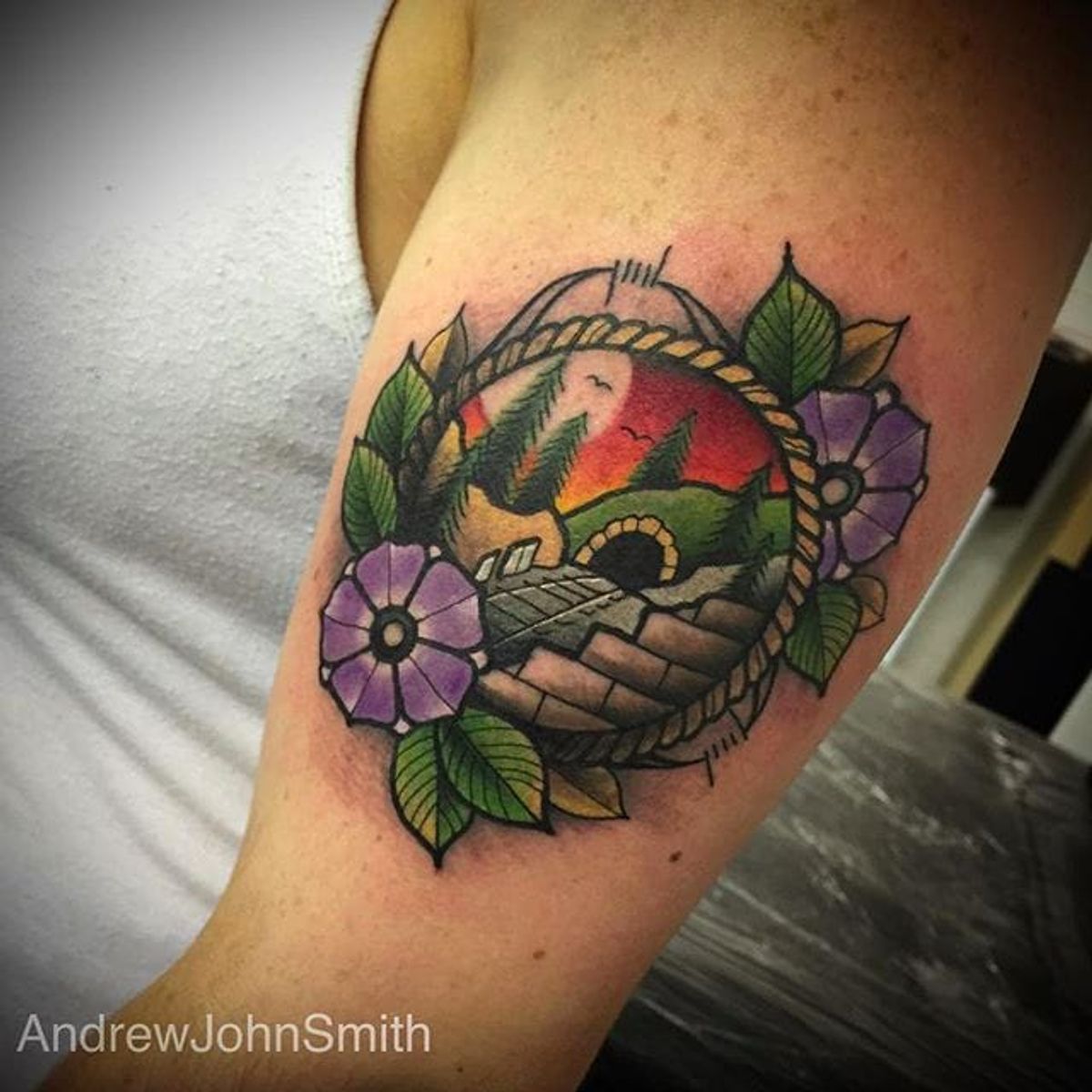 Tattoo uploaded by minerva • Refreshing tunnel Tattoo by Andrew John