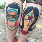 Bobs Burgers Tattoo by Jay Joree #BobsBurgers #faceless #neotraditional #JayJoree