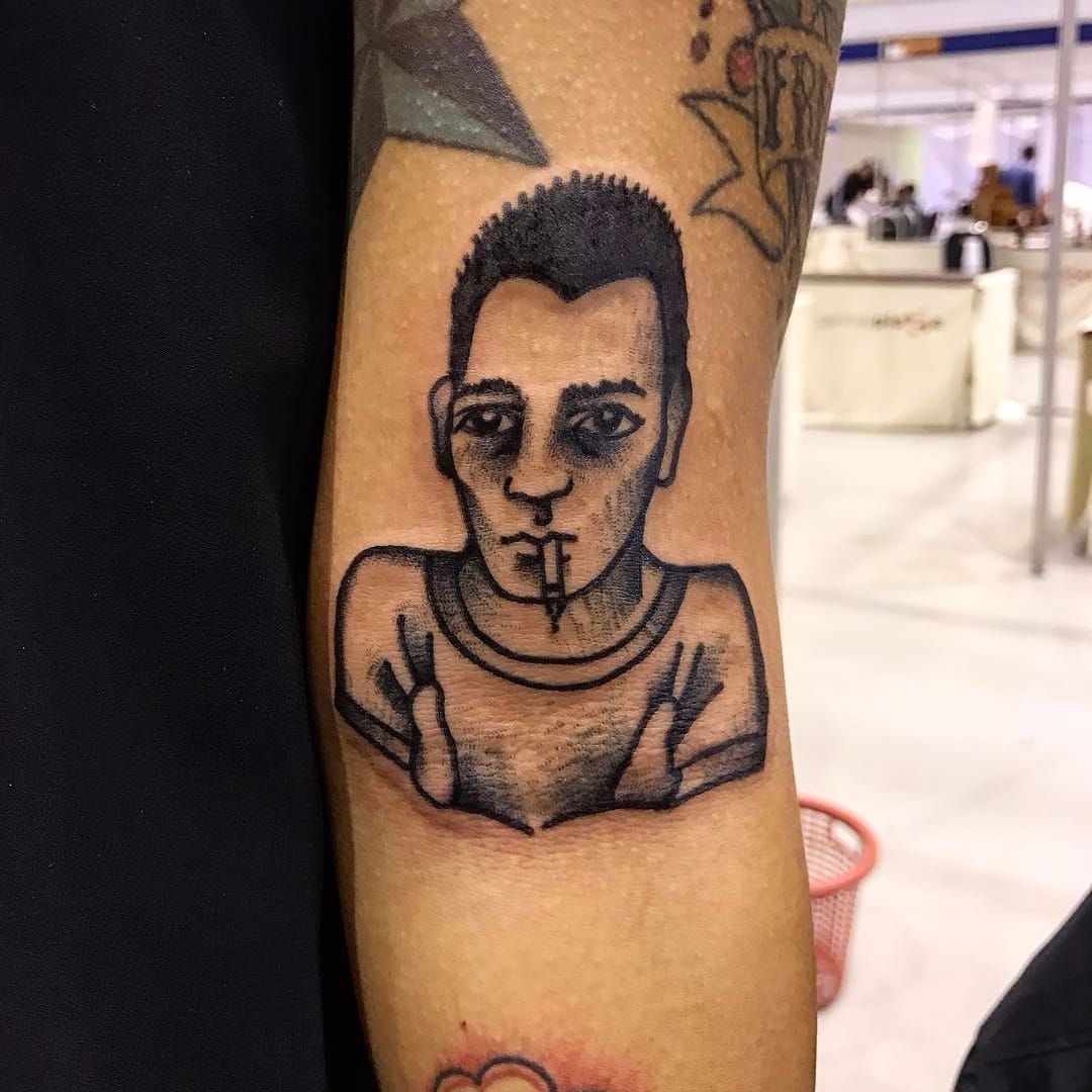 An Earl Sweatshirt piece based on Clients Reference for mitchmackie  beside his healed SchoolBoy Q tattoo Eminem not by me inatattoos  By  InsanitynArt Tattoos  Facebook