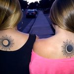 There is no light without the dark, photo from Pinterest #sister #family #bestfriend #matchingtattoos #siblingtattoo #sunandmoon