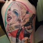 Harley Quinn portrait by Mat Valles. #realism #colorrealism #portrait #MatValles #HarleyQuinn #SuicideSquad #MargotRobbie