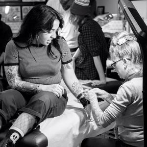 Last year's Still Not Asking for It event at Allied Tattoo in Brooklyn by Andrea Harden Photography (via FB stillnotaskingforiteventpage) #StillNotAskingForIt #endrapeculture #rapeculture #AshleyLove #flashevent #alliedtattoo
