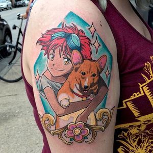 Cowboy Bepop tattoo by Kimberly Wall. #KimberlyWall #bunnymachine #anime #cowboybepop