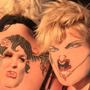 Tattoo FaceSwapping, Photo from @caiter_gator on Instagram. #faceswap #funny #snapchat