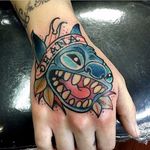 Stitch tattoo by Jose Diaz. #handjammer #liloandstitch #disney #ohana #stitchtattoo #stitch
