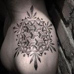 Dotwork tattoo by Kim HeyMin. #KimHeyMin #dotwork #fine #pointillism #sacredgeometry #geometry