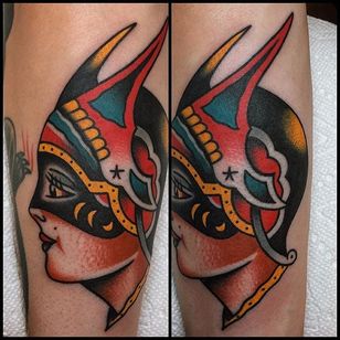 Tatuaje Chica Dietzel por Alex Zampirri