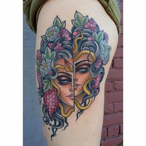 Beautiful nature lady by @chelsearhea #ChelseaRhea #ladyhead #traditional