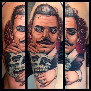 Tatuaje de caballero por Bartosz Panas