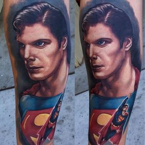 Christopher Reeve as Superman by Audie Fulfer Jr. #realism #colorrealism #AudieFulferJr #AudieFulfer #Superman #ChristopherReeve