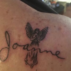 Joe Germanotta's tribute to his sister. #ladygaga #joanne #script #album #music #popculture #matchingtattoos #sentimental #tribute
