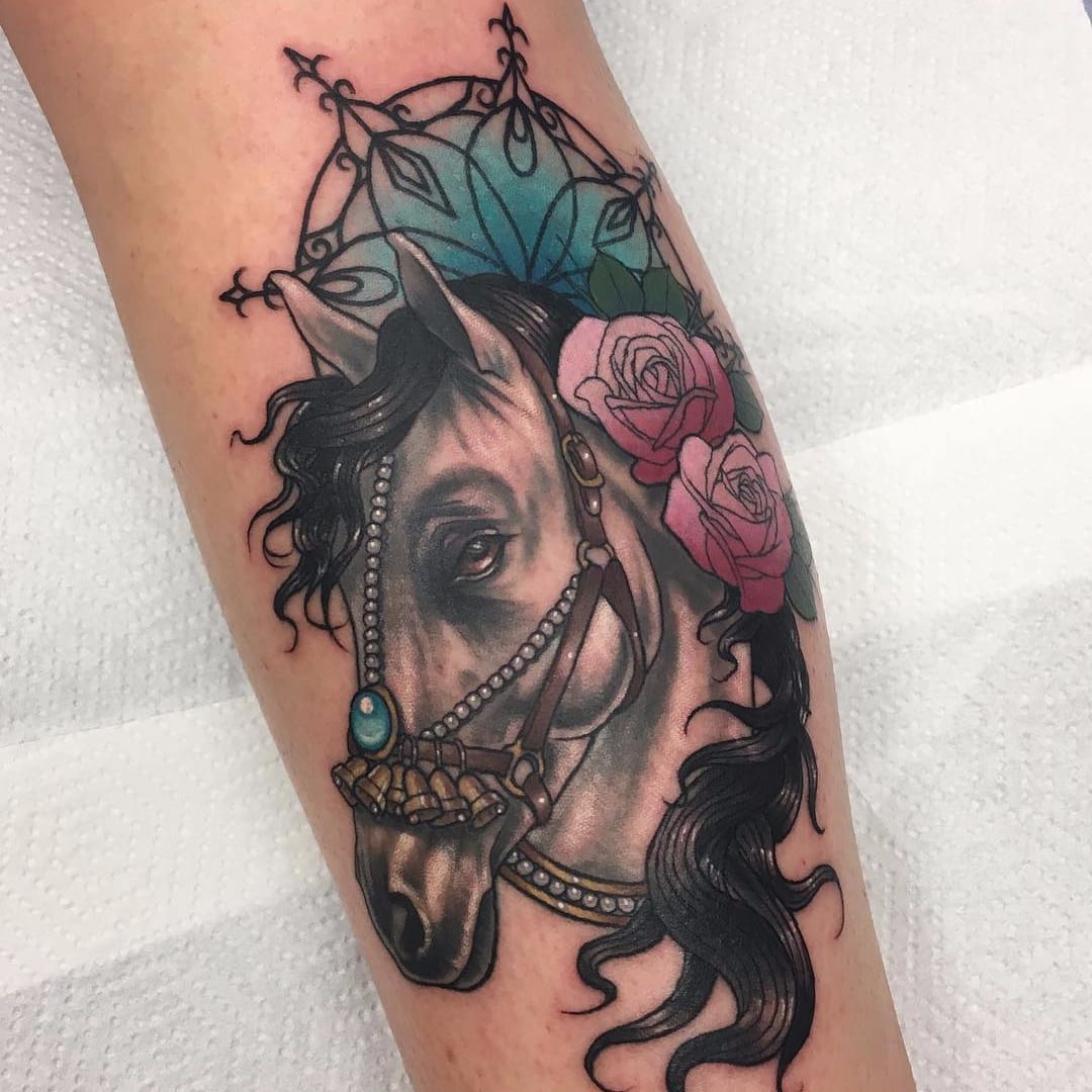 Cavalo xadrez tattoo