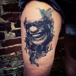 Ray Charles tattoo by Mikki Bold #MikkiBold #graphic #raycharles #contemporary #portrait