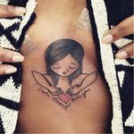 Sad tattoo by Emy Tattoo Art #EmyTattooArt #illustrative #brokenheart #cryinglady #stronger