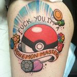 Pokéball tattoo by rodrigobarcelonista on Instagram. #pokemon #pokeball #videogame #anime