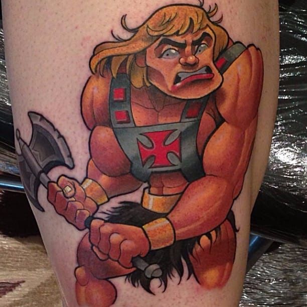 1 Gamer  Anime Tatts on Instagram Mario  HeMan tattoo done  bysebbotron To submit your work use the tag gamerink And dont forget to  share our page too tattoo