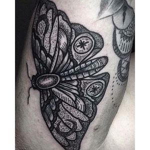 @missdollymay/Instagram #blackwork #butterfly