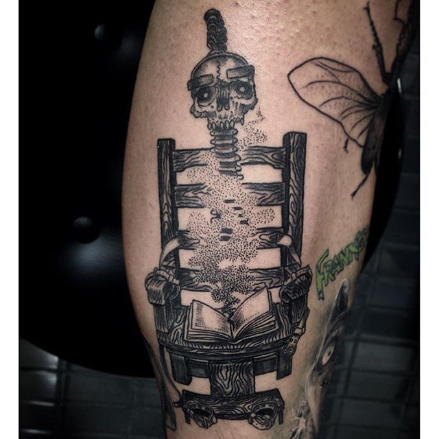 High Hopes Tattoo | Electrocution executed by @vatiss . . . . . . . . . . .  #tattoo #blacktattoo #blackworktattoo #blackwork #dotwork #dotworktattoo  #stipple... | Instagram