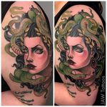 Medusa tattoo #JessicaAnnWhite #medusa #neotraditional #illustrative #medusatattoo