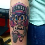 Arale Norimaki tattoo by Franky Maldonado. #anime #dragonballz #arale #aralenorimaki #kawaii #cute #littlegirl #drslump #FrankyMaldonado