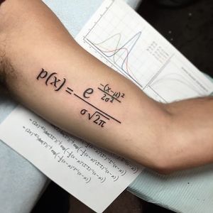 Worth it to cheat on that test once (via IG — tattooguest) #mathtattoo #equation