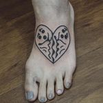 Ghost heart tattoo by Woohyun Heo #WoohyunHeo #ghost #love #heart (Photo: Instagram)