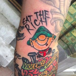 Love everything going on in this pic. By Victor aka Chili (via IG --  victor_aka_chili) #victorakachili #andycapp #eattherich