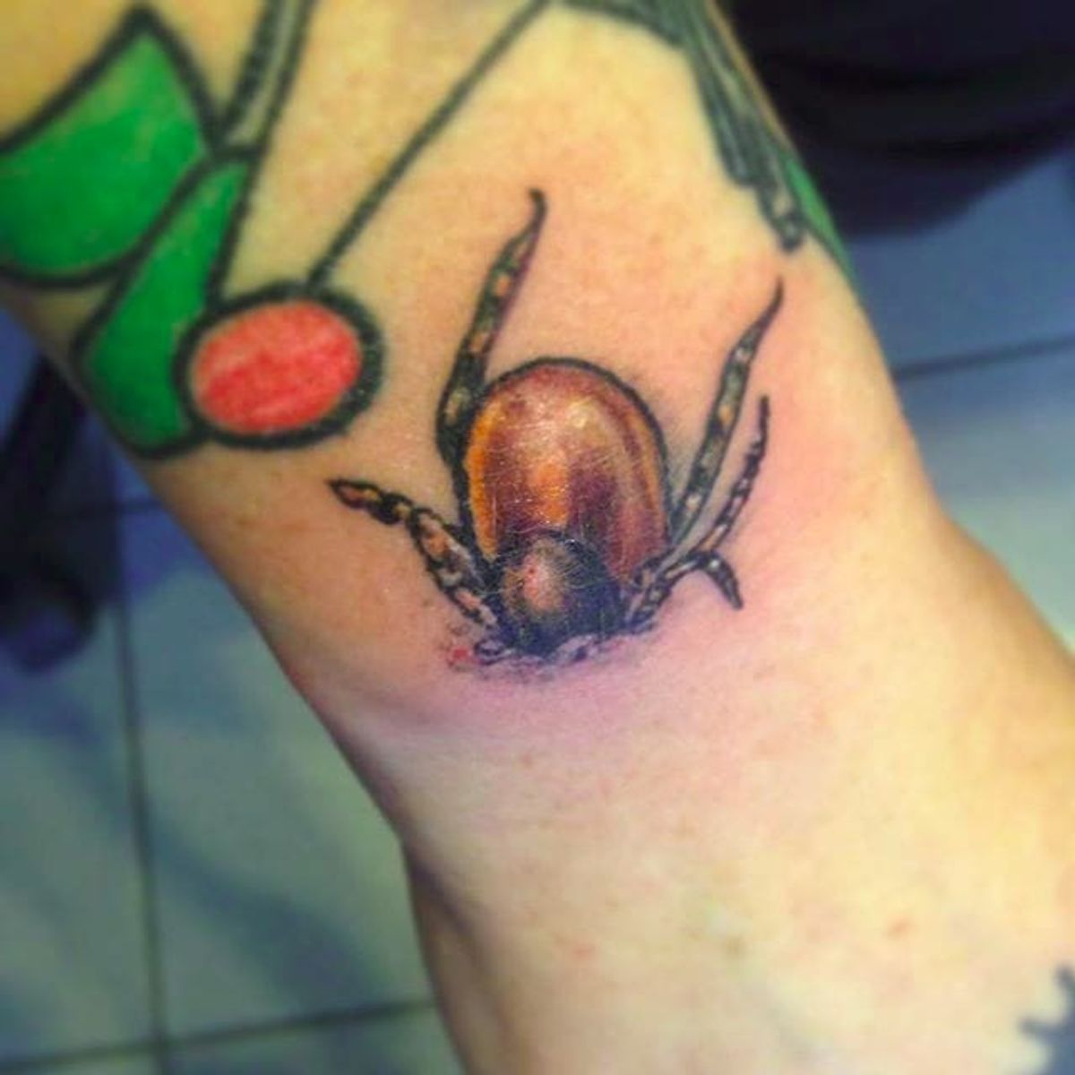 Tattoo uploaded by Servo Jefferson • Tick tattoo by Joyce Verstraeten