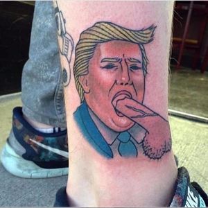 Sabe quem fez essa tatuagem? Conte pra gente nos comentários! #Trump #DonaldTrump #EUA #presidente #president #EstadosUnidos #UnitedStates #USA
