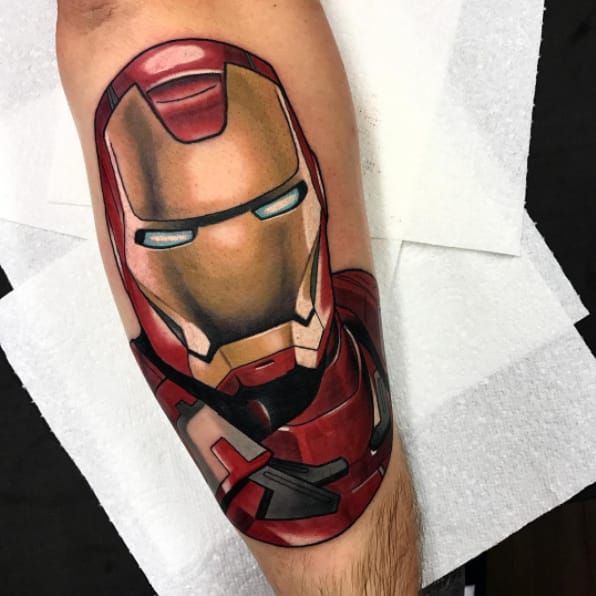 37 Small Tattoo Ideas For Big Avengers Nerds  Iron man tattoo Marvel  tattoos Avengers tattoo