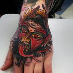 Devil Tattoo by Herb Auerbach #traditional #colortraditional #HerbAuerbach