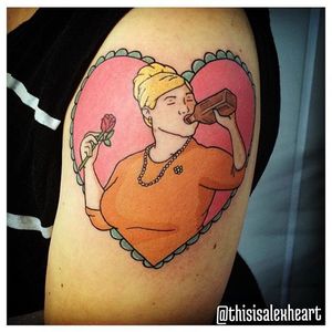 Pam Poovey Tattoo by Alex Heart #Archer #ArcherTattoos #cartoon #popculture #AlexHeart