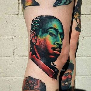 Ludacris by Ry Tang via Instagram (ry_tang_tattooer) #rytang #rytangtattooer #portrait #gradient #celebrityportrait  #ludacris