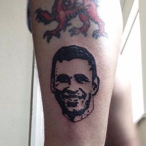 Robson-Kanu tattoo #Football #footballtattoo #Euro2016 #euro16 #wales #walesfootball