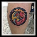 Hellfish Tattoo by Guido Pérez #Hellfish #HellfishTattoo #Simpsons #SimpsonsTattoos #GuidoPerez